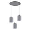 Se21-bl-b10-bl3-sh2 Adept Pendant Grey Shade Pendant+