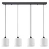 Se21-bl-b10-4bl-sh1 Adept Pendant White Shade Pendant+