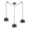 Se21-bl-b10-bl3-ms1 Adept Pendant Black Metal Shade+