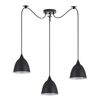Se21-bl-b10-bl3-ms2 Adept Pendant Black Metal Shade +