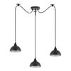 Se21-bl-b10-bl3-ms3 Adept Pendant Black Metal Shade +