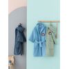 Μπουρνούζι με Κουκούλα Kids Bath Super Dude Ciel 6-8