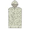 Poncho Θαλάσσης με Κουκούλα Checks Green Small - Medium