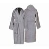 Μπουρνούζι Με Κουκούλα nef-nef Βαμβάκι Πενιέ large comfort/ grey 020211