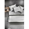 Σετ 4τμχ Σεντόνια Silky Silver-Anthracite 270x280 guy Laroche  100% Cotton Satin