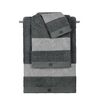 Σετ 3τμχ Πετσέτες Stencil Silver-Anthracite guy Laroche  100% Cotton 500 Gr/m 2