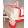 Σετ 4 Πετσέτες Φαγητού Festosi 45x50 kp-369 Natural/ruby