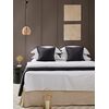 Μαξιλαροθήκη White Comfort 240tc 50x75 White Stripes