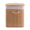 Estia Καλαθι Απλυτων Bamboo Essentials Πτυσσομενο Ορθογωνιο 60lt
