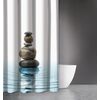 Κουρτίνα Μπάνιου zen Body des 802 με Κρίκους 180x200 Saint Clair  100% Polyester