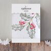 Christmas Terry Gift set (3 Γκι) Προσωπου (50x90) Λευκο