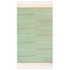 Χαλι Ribella Χειροποιητο 300 Green - 160x230   με το Mέτρο