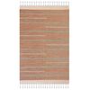 Χαλι Ribella Χειροποιητο 600 Brown - 133x190   με το Mέτρο