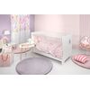 Σετ 3τμχ Βρεφικά Σεντόνια Letters Pink 115x170 guy Laroche  100% Cotton
