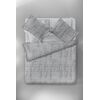 Σετ 3τμχ Παπλωματοθήκη Narciso Grey 225x245 Saint Clair  100% Cotton Percale