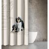 Κουρτίνα Μπάνιου Animals des 207 με Κρίκους 180x200 Saint Clair  100% Polyester
