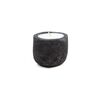 Κεραμικό Κηροπήγιο Mingi Black Spot Gray Medium (13x13x12) Soulworks 0630028