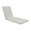 Sunlounger Μαξιλάρι Ξαπλώστρας Ύφασμα Εκρού Water Repellent, Foam+polyester Φερμουάρ-Velcro