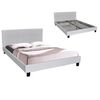 Wilton Κρεβάτι Διπλό για Στρώμα 140x190cm, pu Άσπρο