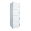 Closet Ντουλάπι Βοηθητικό Τετράφυλλο, Απόχρωση Άσπρο