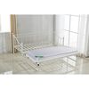 Marin Set: Daybed (Για Στρώμα 90x190) + Βοηθητικό Κρεβάτι με Στρώμα 185x85 Μέταλλο Άσπρο
