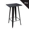 Relix Τραπέζι bar-Pro, Μέταλλο Βαφή Μαύρο
