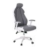 Bf8300 Πολυθρόνα Γραφείου Διευθυντή, Microfiber Γκρι pu Άσπρο