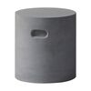 Concrete Cylinder Σκαμπό Κήπου - Βεράντας, Cement Grey