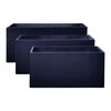 Flower pot-12 set 3 Τεμαχίων: 80x40x40cm + 100x45x45cm + + 122x55x55 Απόχρωση Dark Grey