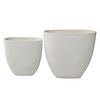 Flower pot-14 set 2 Τεμαχίων Απόχρωση Milk White