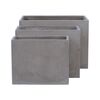 Flower pot-2  set 3 Τεμαχίων Cement Grey