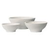 Flower pot-9  set 3 Τεμαχίων Απόχρωση Milk White