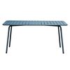 Brio Slat Τραπέζι-pro Κήπου - Βεράντας, Μέταλλο Βαφή Sandy Blue 5415c