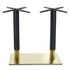 Riva Βάση Τραπεζιού Μακρόστενη Gold Inox #201 - Black / 21,20 kg