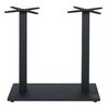 Prato-w Βάση Τραπεζιού bar 70x40cm H.93cm Μέταλλο Βαφή Μαύρο με Ρεγουλατόρο/ 17,50kg