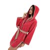 Μπουρνούζι new Comfy red με Κουκούλα Small guy Laroche  60% Cotton - 40% Polyester
