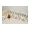 Oliver Baby Des.3145 Πλεξούδα Εκρού - Λευκό - Γκρι Τριπλή Βαμβακερή 20x200