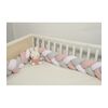 Oliver Baby Des.3165 Πλεξούδα Σάπιο Μήλο - Λευκό - Γκρι Τριπλή Βαμβακερή 20x200