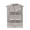 Σετ 3τμχ Πετσέτες Azzam Wenge - Silver guy Laroche  100% Cotton 500 Gr/m 2