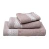 Σετ 3 Πετσέτες 30x50, 50x100, 70x140 Karla 2 Beige