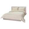 Σετ Παπλωματοθήκη Υπέρδιπλή 220x240 Satin Embroidered Classico 1-Ivory
