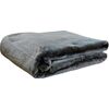 Κουβέρτα Βελουτέ Ημίδιπλη 160x220 5 Anthracite