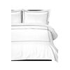 Σετ Παπλωματοθήκη Υπέρδιπλή 220x240 Satin Embroidered Classico 5-White