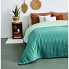 Κουβερλι Mono με Κεντημα δυο Οψεων  160χ220 -Glamour Emerald