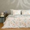Σετ Σεντονια King Size (λ) Dolores Pastel Casual Line (180χ200+32)(λ)