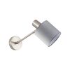 Se21-nm-22-sh2 Adept Wall Lamp Nickel Matt Wall Lamp Grey Shade+