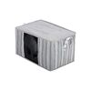 Estia Θηκη Αποθηκευσης non Woven Υφασματινη 60x45x35cm με Παραθυρο Ivory