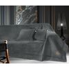 Ριχτάρι Καναπέ Rubicon Anthracite (Τετραθέσιος) 170x350 guy Laroche  100% Fine Microfiber