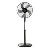 Estia Ανεμιστηρας Σταντ Επιδαπεδιος Aeropulse 40cm 50w με Στρογγyλη Βαση Βαρεως Τυπου Μαυρος