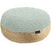 Πουφ Maya Washabi Ottoman Large 65x65x30 guy Laroche  50% Jute - 50% Cotton